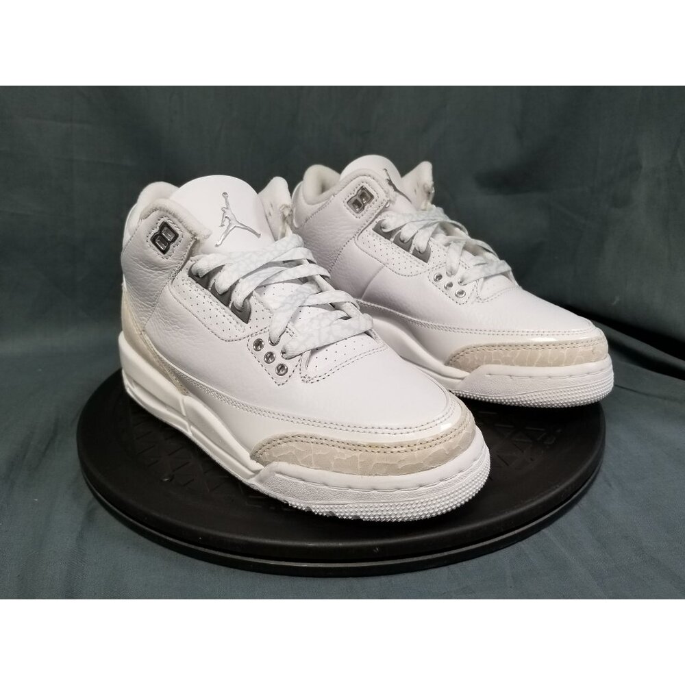 Air Jordan 3 Retro (GS) Sneakers Pure Money 2025 Edition Size 3.5Y NEW NO BOX! - Picture 10 of 12